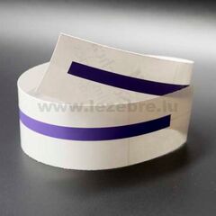 Purple rim sticker roll