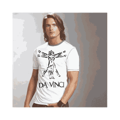 T-Shirt Da Vinci Homme de Vistuve