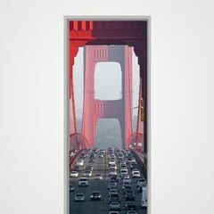Golden Bridge San Fransisco door decal