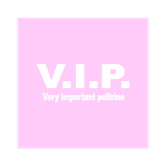 Tee shirt VIP Very Important Poitrine