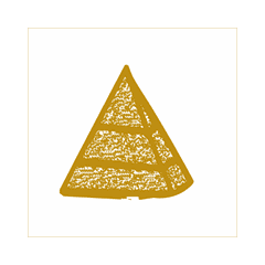 Sticker Dekoration Pyramide
