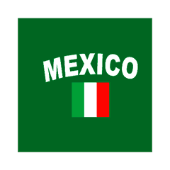 T-Shirt Mexique "Flagge"