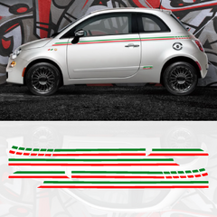 Kit stickers Bandes Italie Fiat 500