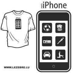Sweat-Shirt Applications iPhone Masculin