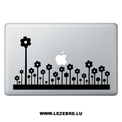 Sticker Macbook Fleurs