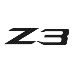 BMW Z3 logo Carbon Decal