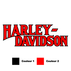 Sticker Harley Davidson 1950 contour