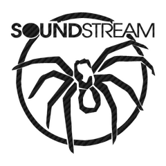 Sticker Carbone Soundstream Logo