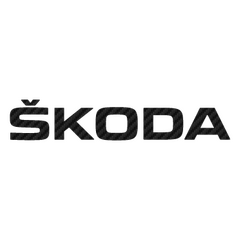 Sticker Karbon Skoda logo 2