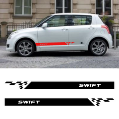 Car side Suzuki Swift stripes stickers set