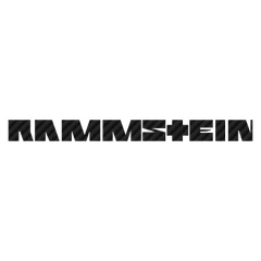 Sticker Karbon Rammstein logo