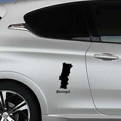 Portugal Silhouette Peugeot Decal