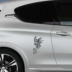 Tribal butterfly Peugeot Decal
