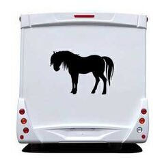 Sticker Camping Car Cheval III