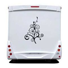 Tree flowers Camping Car Decal