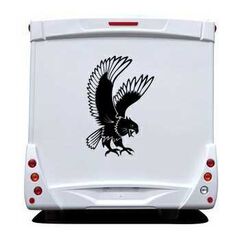 Eagle Attack Camping Car Decal