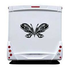 Butterfly Camping Car Decal 74