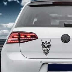 Demon Skull Volkswagen MK Golf Decal 14