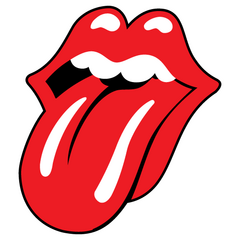 Sticker Rolling Stones langue Logo