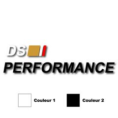 Sticker Citroën DS Performance Logo 2 Couleurs au choix