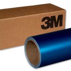 Wohnwagen 3M Wrap Folie - Blau Metallic glänzend