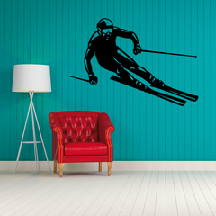 Skier Decal