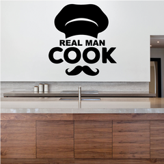 Sticker Real Man Cook