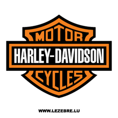 Harley Davidson Moto Cycles Decal
