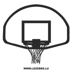 Basketball Basket Decal 2