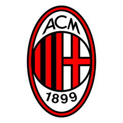 Sticker AC Milan Couleurs