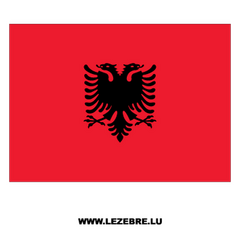 Sticker Drapeau Albanie