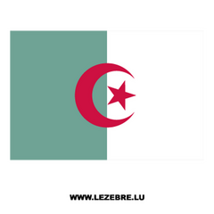 Sticker Flagge Algérie