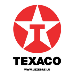 Texaco Logo Decal 2