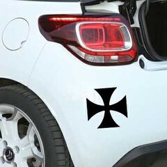 Pochoir Citroën Croix de Malte II