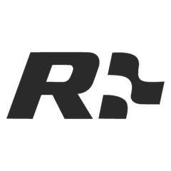 Stencil VW Volkswagen "R" Racing Logo Inverted