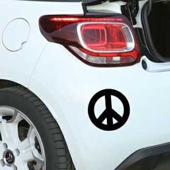 Pochoir Citroën Peace & Love Logo II