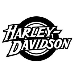 Sticker Harley Davidson Circle Logo Decal