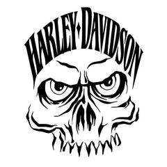 Sticker Decal Harley Davidson Monster Skull