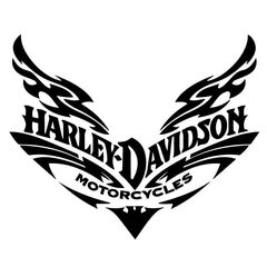 Sticker Harley Davidson Motorcycles Tribal Decal