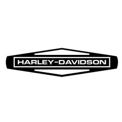 Sticker Harley Davidson Triangles Aufkleber