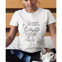 Tee-shirt La Chatte Mi Cantare