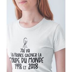 Tee-shirt France Coupe du Monde 1998 et 2018