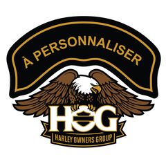 Sticker Harley Davidson HOG (À PERSONNALISER) ★