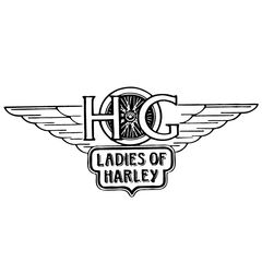 Sticker Harley Davidson HOG Ladies ★