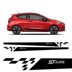 Ford Fiesta S-Line Bumper Stickers Kit (2017/2018) 3 Doors