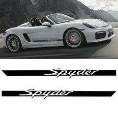 Car Side Stripes Decals Set Porsche Boxster Spyder