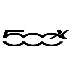 Aufkleber Fiat 500X Logo