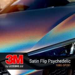 Satin Flip Psychedelic - 3M™ Wrap Autofolie