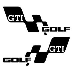 Kit Aufkleber Volkswagen Golf GTI Sport