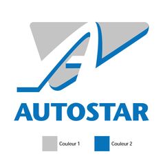 Sticker Autostar Logo 2 Couleurs